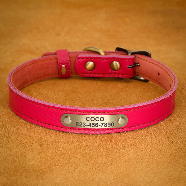 Load image into Gallery viewer, Satin Leather - Personalised Collar