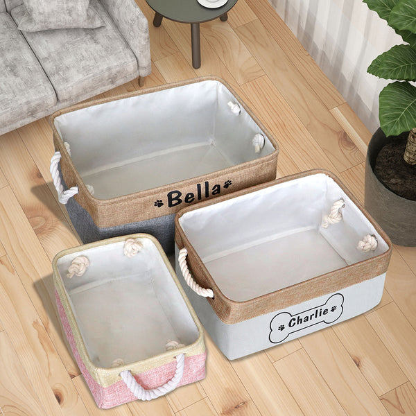 Load image into Gallery viewer, Layer Rope Pet Accessories Box - Personalised Name