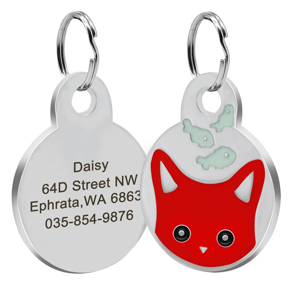Load image into Gallery viewer, Glow Fish Pet Tag - Personalised Engraving