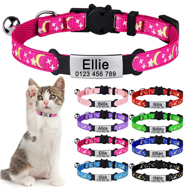 Load image into Gallery viewer, Moon Dust - Personalised Cat Collar