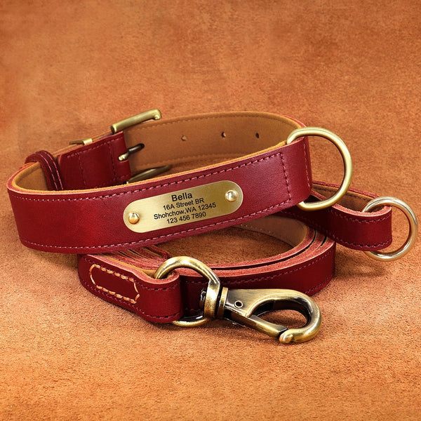 Load image into Gallery viewer, Diesel Leather - Leash & Personalised Collar