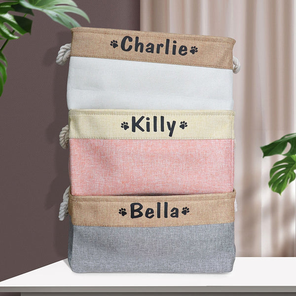 Load image into Gallery viewer, Layer Rope Pet Accessories Box - Personalised Name
