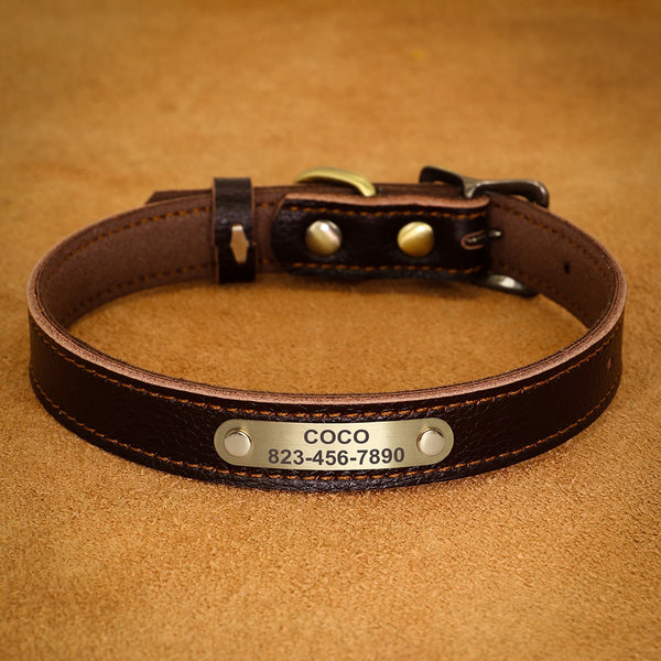 Load image into Gallery viewer, Satin Leather - Personalised Collar