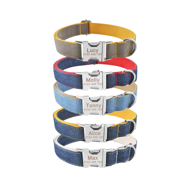 Load image into Gallery viewer, Daily Denim - Personalised Collar
