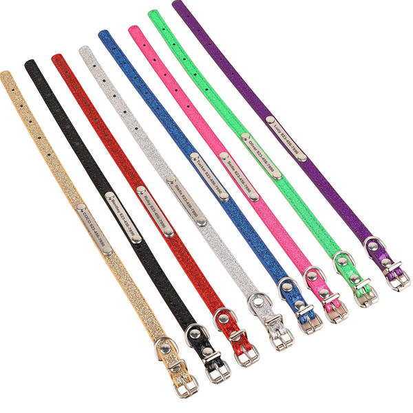 Load image into Gallery viewer, Slimline Sparkle - Personalised Collar