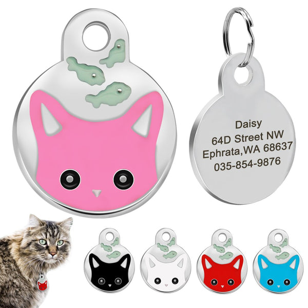 Load image into Gallery viewer, Glow Fish Pet Tag - Personalised Engraving