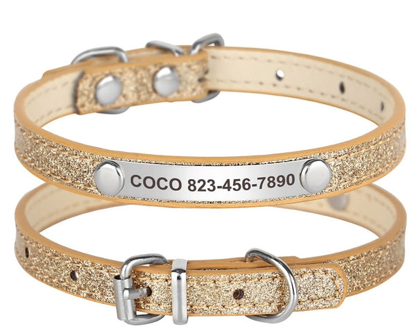 Load image into Gallery viewer, Slimline Sparkle - Personalised Collar