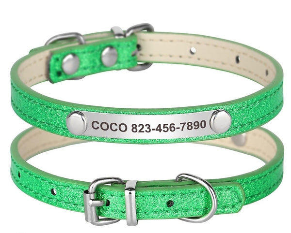 Load image into Gallery viewer, Slimline Sparkle - Personalised Collar