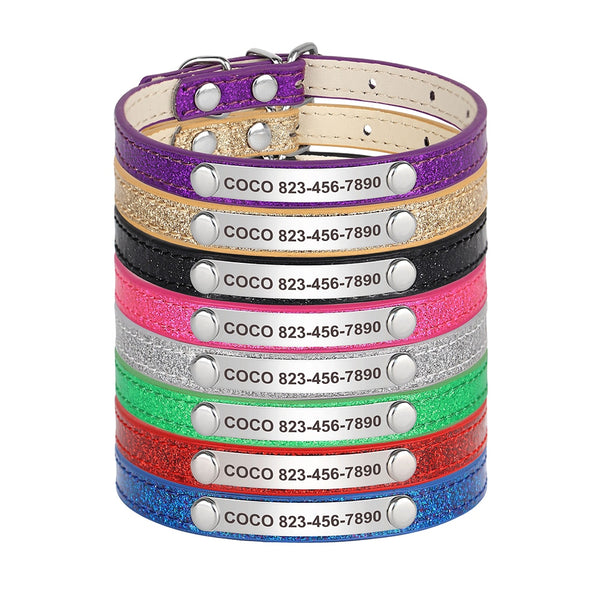 Load image into Gallery viewer, Slimline Sparkle - Personalised Collar
