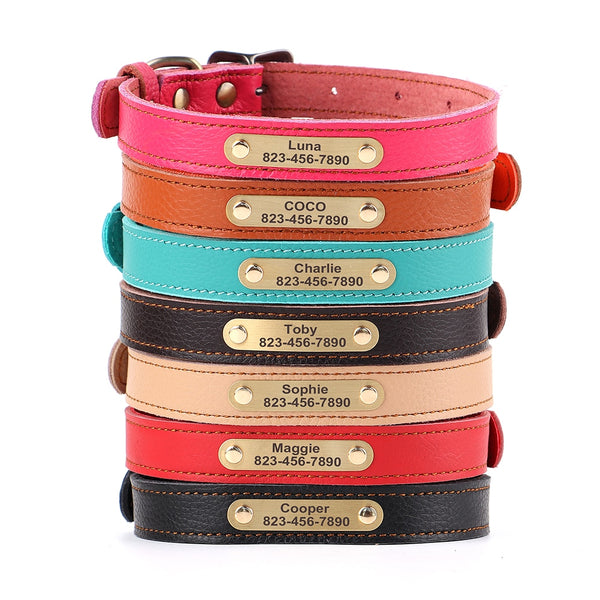 Load image into Gallery viewer, Satin Leather - Personalised Collar