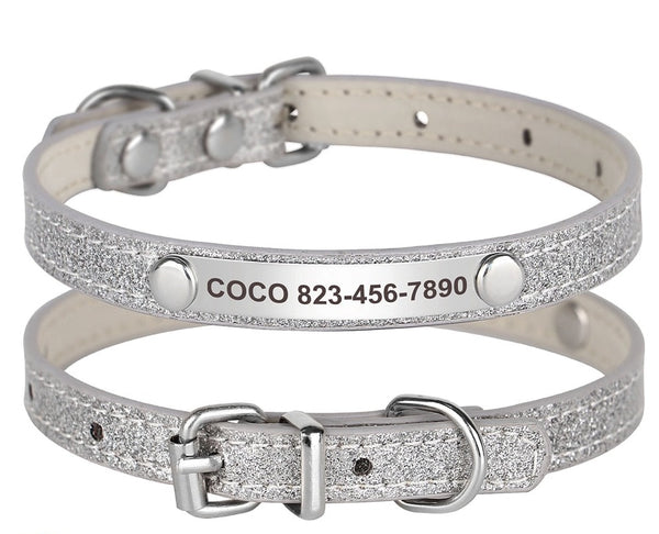 Load image into Gallery viewer, Slimline Sparkle - Personalised Collar