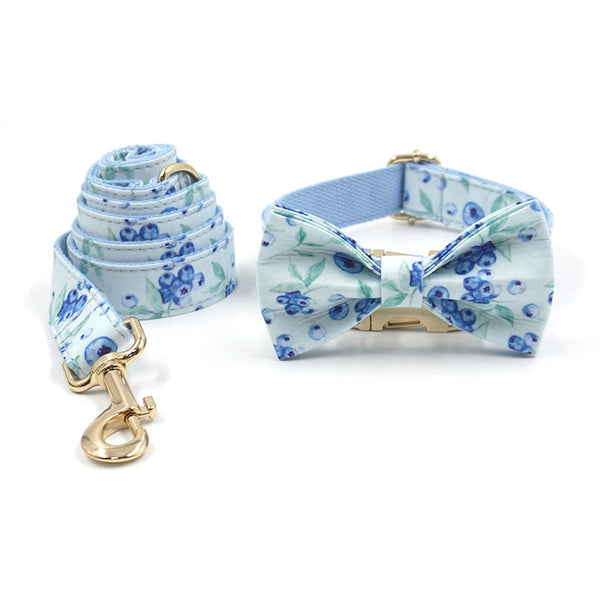 Load image into Gallery viewer, Blueberry Dreamz - Harness, Leash, Poop Bag Holder and Collar