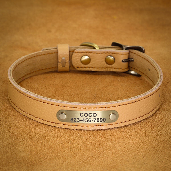 Load image into Gallery viewer, Satin Leather - Personalised Collar