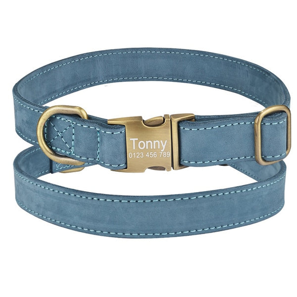 Load image into Gallery viewer, Satin Suede - Personalised Collar