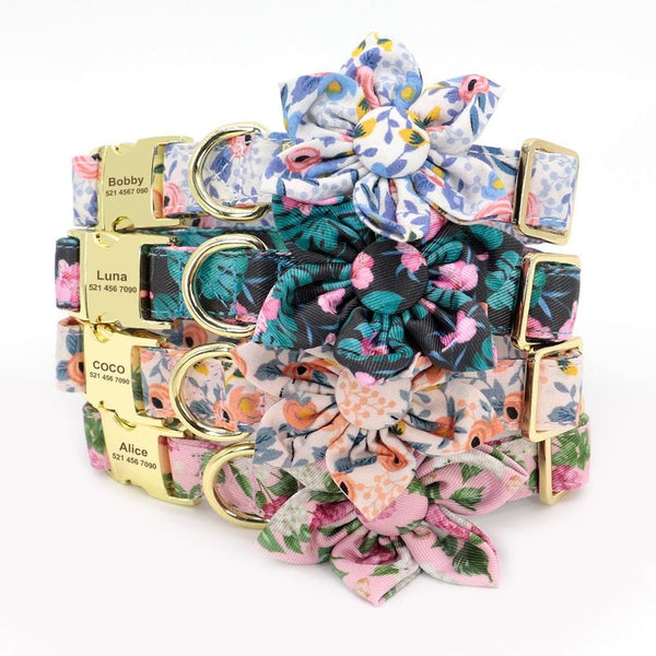 Load image into Gallery viewer, Floral Dream Flower - Personalised Collar