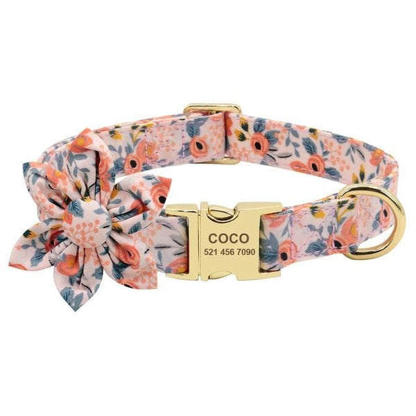 Load image into Gallery viewer, Floral Dream Flower - Personalised Collar