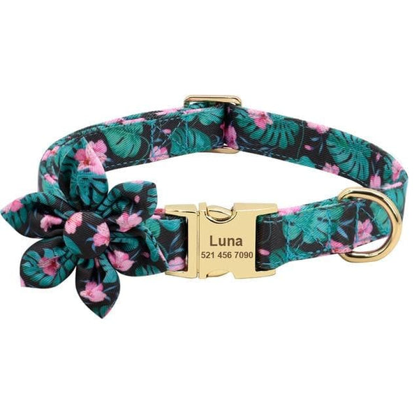 Load image into Gallery viewer, Floral Dream Flower - Personalised Collar
