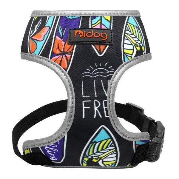 Load image into Gallery viewer, Malibu style dog harness with reflective detail
