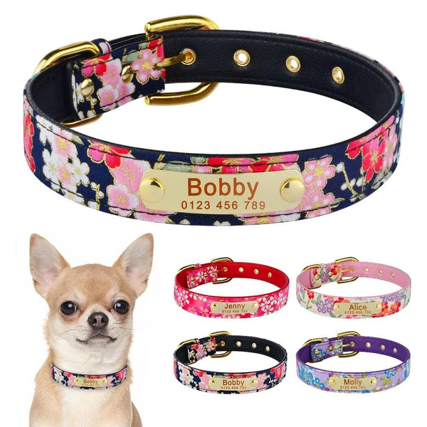 Load image into Gallery viewer, Cherry Blossom - Personalised Collar