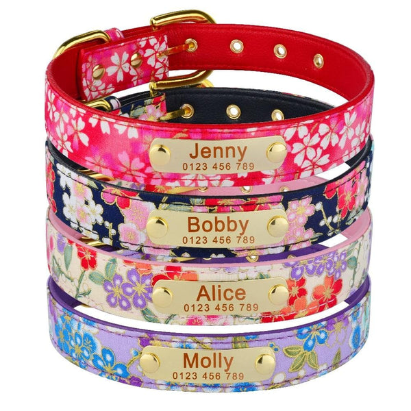 Load image into Gallery viewer, Cherry Blossom - Personalised Collar