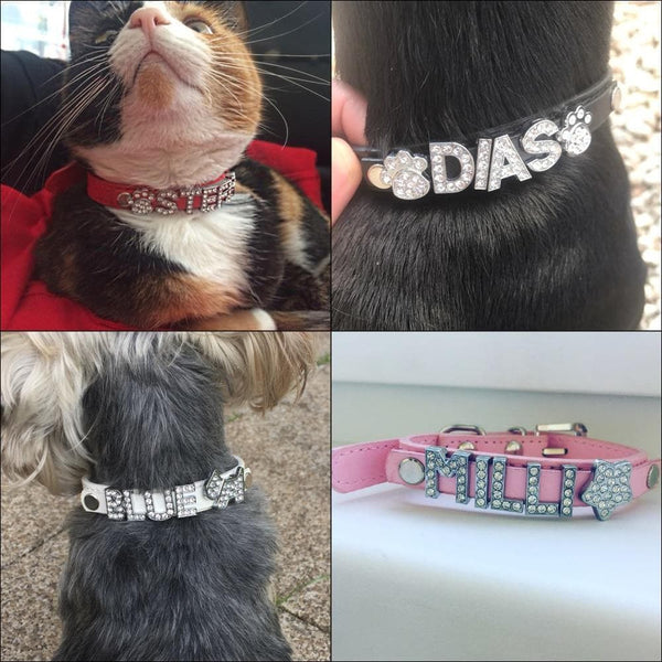 Load image into Gallery viewer, cats and dogs with personalised collars