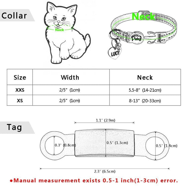 Load image into Gallery viewer, personalised cat collar with engraving