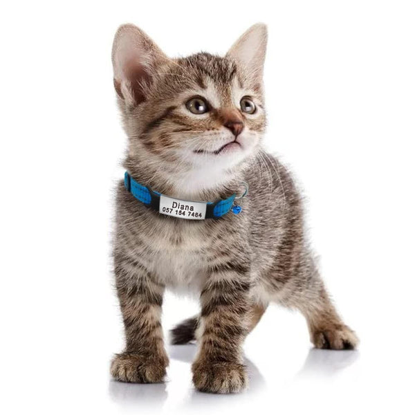 Load image into Gallery viewer, personalised cat collar with engraving