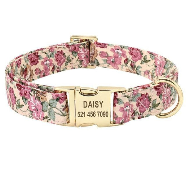 Load image into Gallery viewer, personalised dog collar with engraving of name and phone number