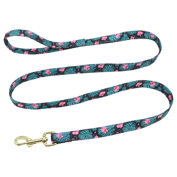 Load image into Gallery viewer, Floral Dream Flower - 2 Piece Set - Leash & Personalised Collar