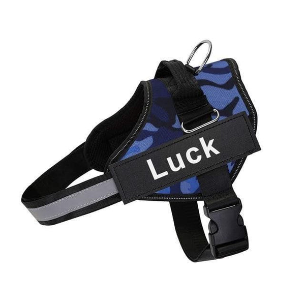 Load image into Gallery viewer, ID Pup Blue Camo - Personalised Harness
