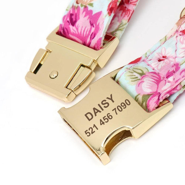 Load image into Gallery viewer, personalised dog collar with engraving of name and phone number
