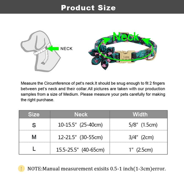 Load image into Gallery viewer, Floral Dream Flower - Personalised Collar