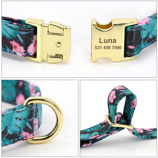 Load image into Gallery viewer, Floral Dream Flower - Personalised Collar