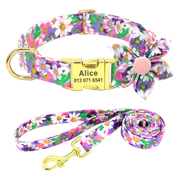Load image into Gallery viewer, Sweet Spring - Leash & Personalised Collar
