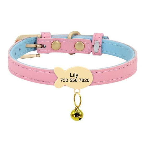 Load image into Gallery viewer, personalised cat collar with tag engraved name and phone number