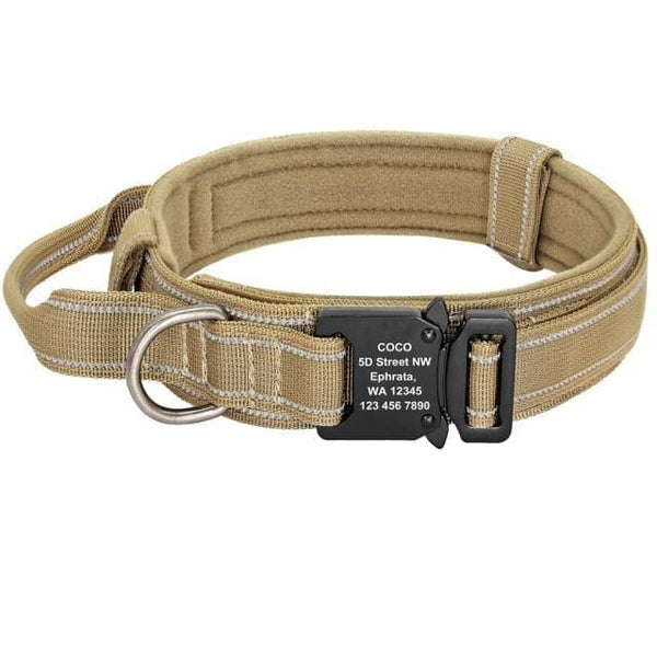Load image into Gallery viewer, personalised dog collar with engraving of name and phone number