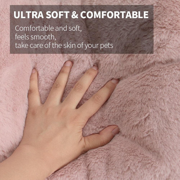 Load image into Gallery viewer, plush fluffy cat pet dog bed