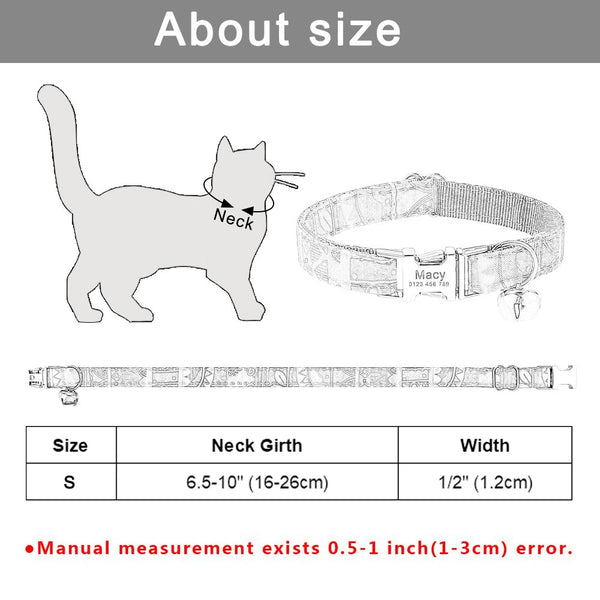 Load image into Gallery viewer, Black Rose - Personalised Cat Collar