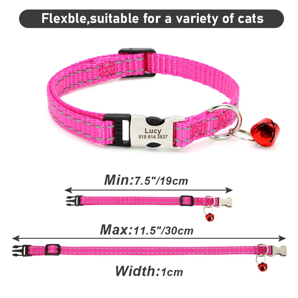 Load image into Gallery viewer, Style Line Solid - Personalised Cat Collar