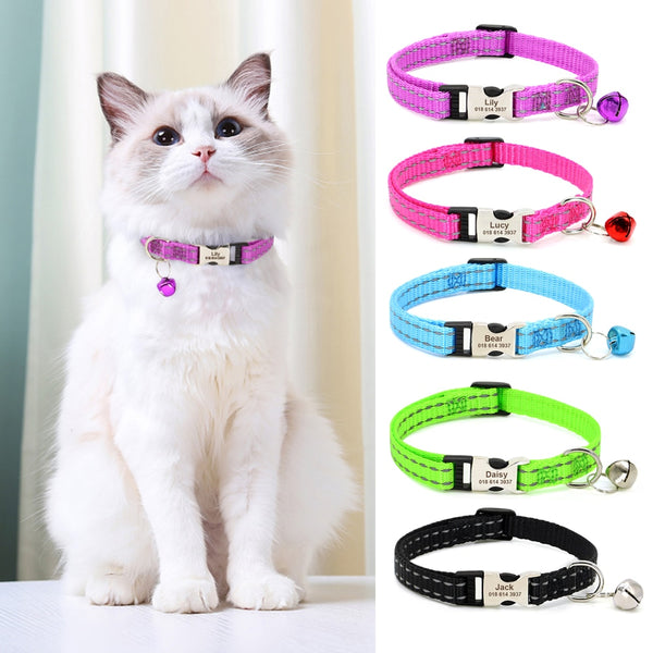 Load image into Gallery viewer, Style Line Solid - Personalised Cat Collar