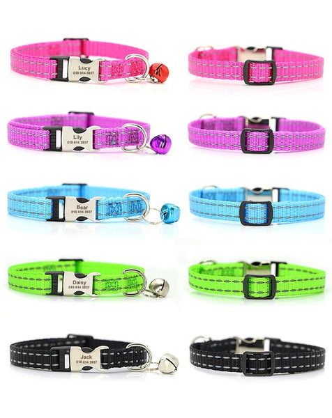 Load image into Gallery viewer, Style Line Solid - Personalised Cat Collar