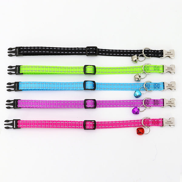 Load image into Gallery viewer, Style Line Solid - Personalised Cat Collar