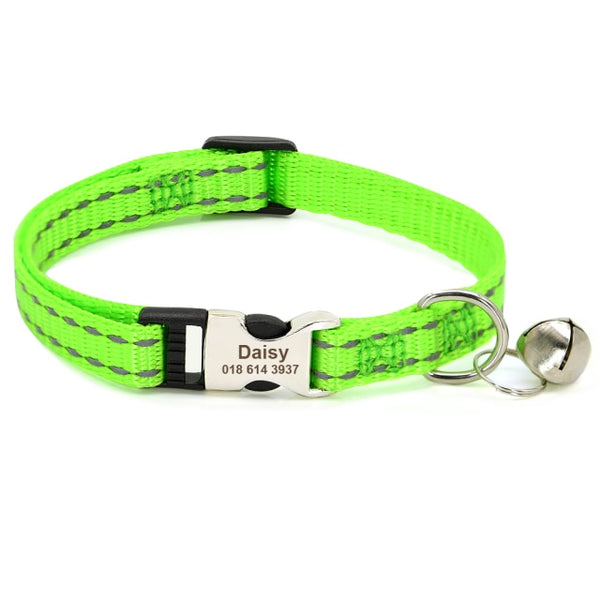 Load image into Gallery viewer, Style Line Solid - Personalised Cat Collar