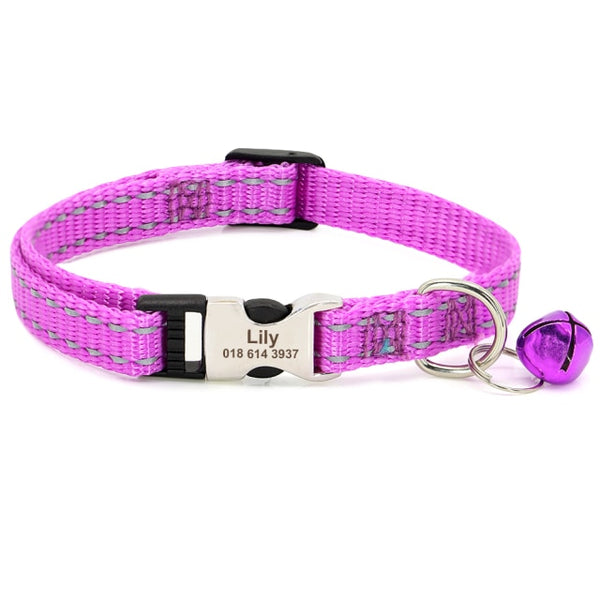 Load image into Gallery viewer, Style Line Solid - Personalised Cat Collar
