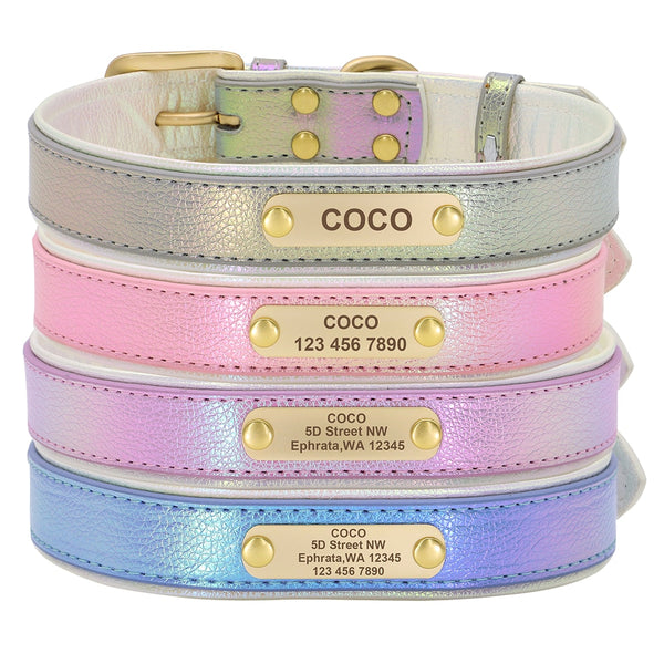 Load image into Gallery viewer, Pastel Chameleon - Personalised Collar