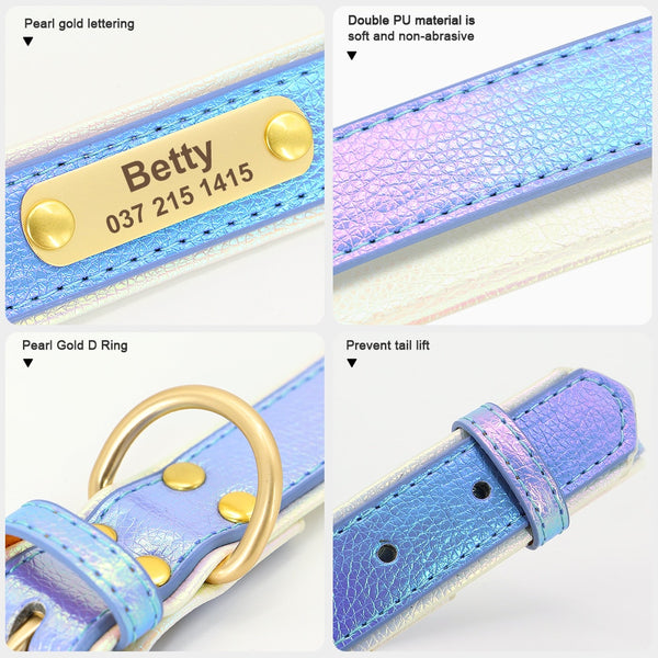 Load image into Gallery viewer, Pastel Chameleon - Personalised Collar