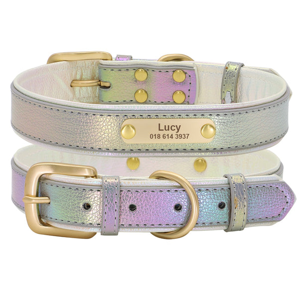 Load image into Gallery viewer, Pastel Chameleon - Personalised Collar