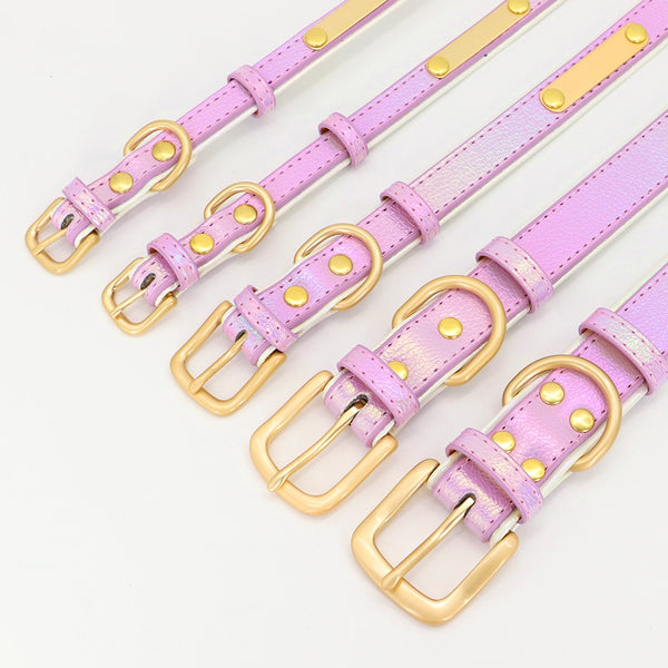 Load image into Gallery viewer, Pastel Chameleon - Personalised Collar