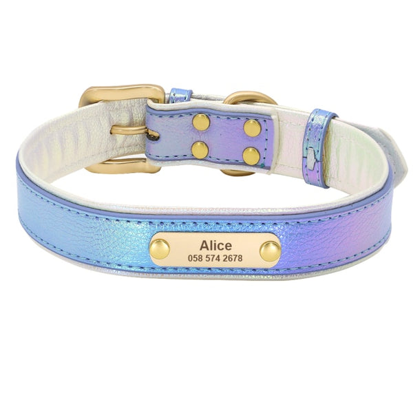 Load image into Gallery viewer, Pastel Chameleon - Personalised Collar