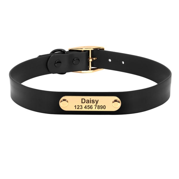 Load image into Gallery viewer, Jelly Paws Black - Personalised Collar